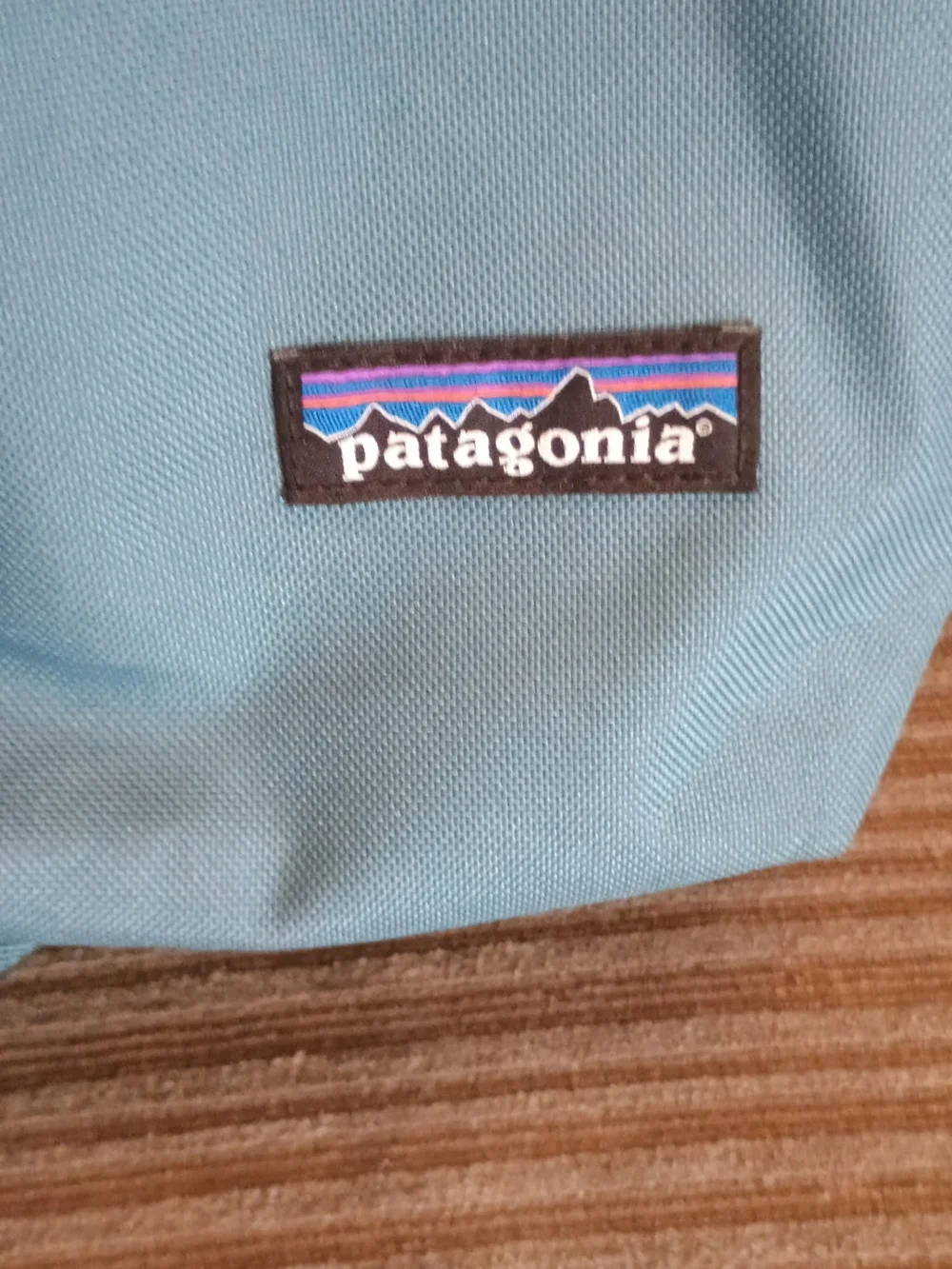 Patagonia Two-Tone Coral and Teal Backpack - Picture 5 of 9
